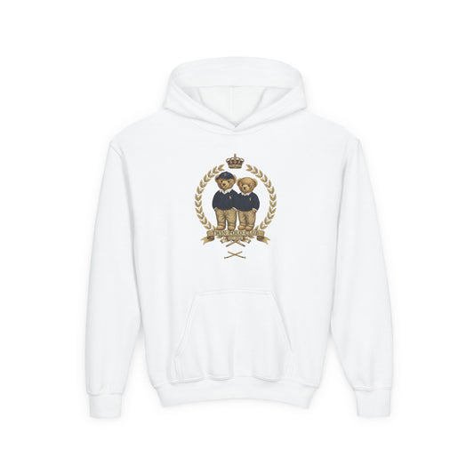 Polo Bear Kids Hoodie | Youth Hooded Sweatshirt