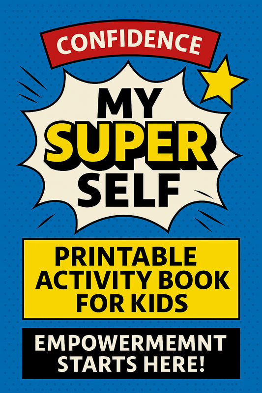 My Super Self – A Confidence-Boosting Superhero Coloring Book for Kids (Printable PDF)
Empowering activities, affirmations & coloring fun for growing self-esteem